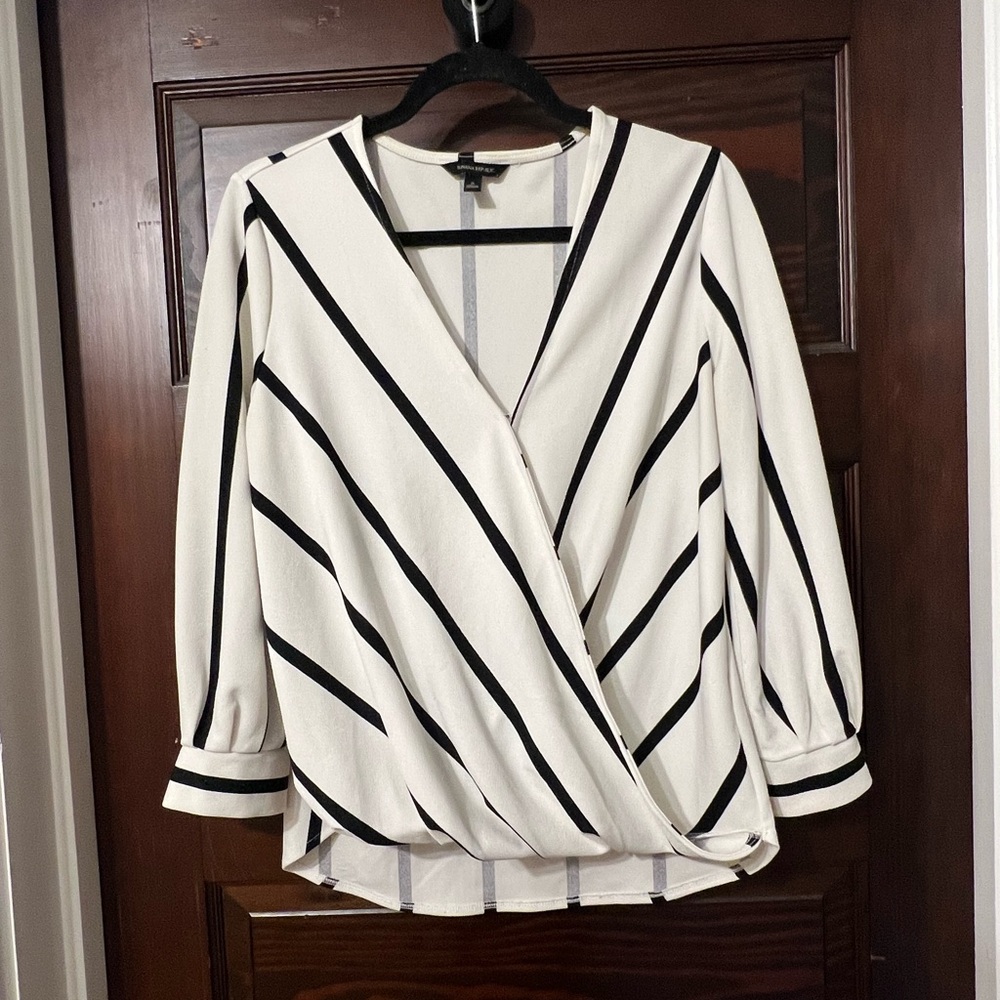 Black & White Striped top from Banana Republic